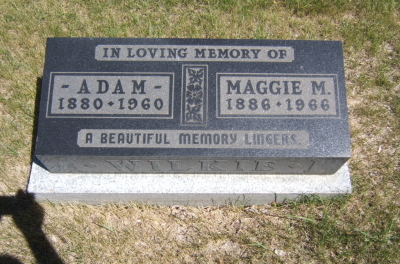 Adam and Maggie May (McArthur) Wilkie