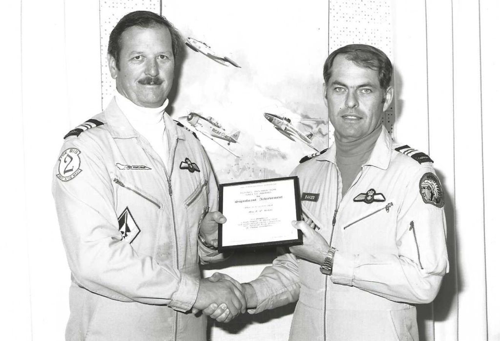 Safety Award as Apache Flight Commander 1982