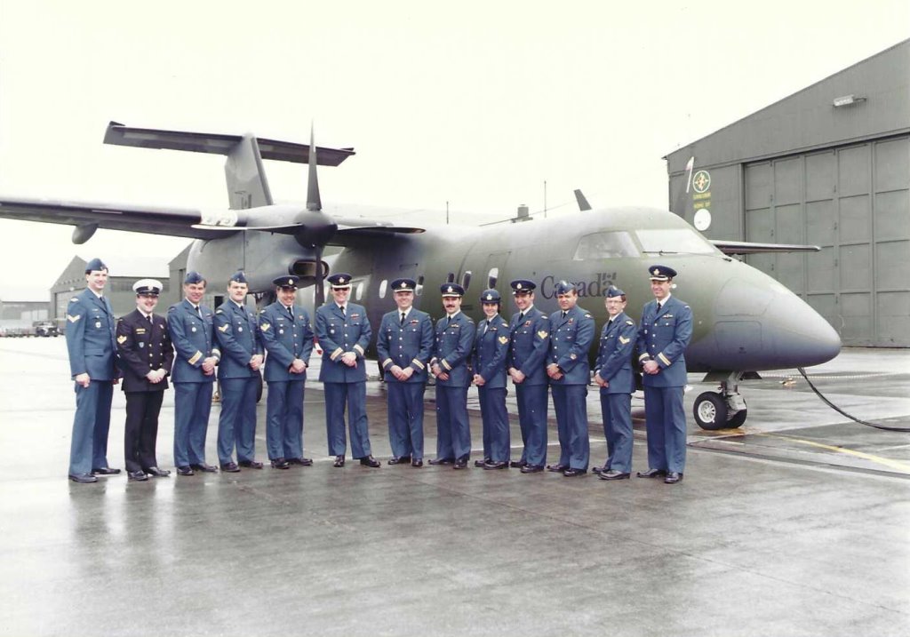 The Arrival of the first Dash 8 to 412 Sqn Detachment Lahr West Germany 1987
