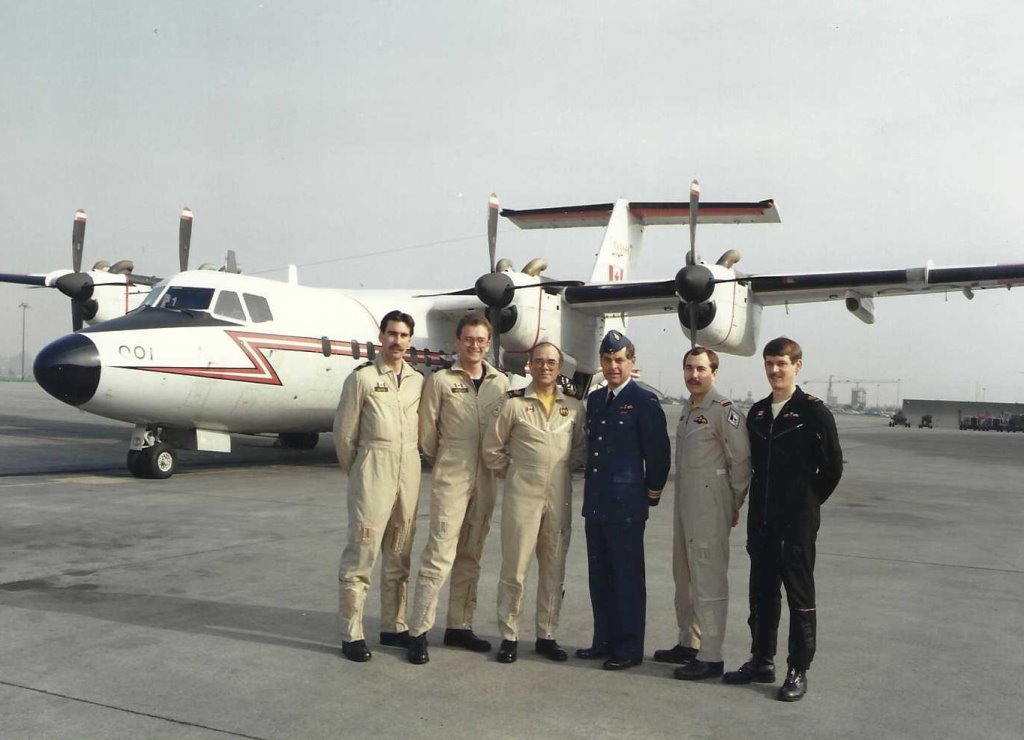 The Departure of the Dash 7 from 412 Sqn Detachment Lahr to Canada. 1987 